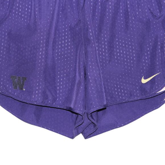 Nike Dri-Fit University of Washington Active Shorts Size XL Purple and White - Picture 3 of 4